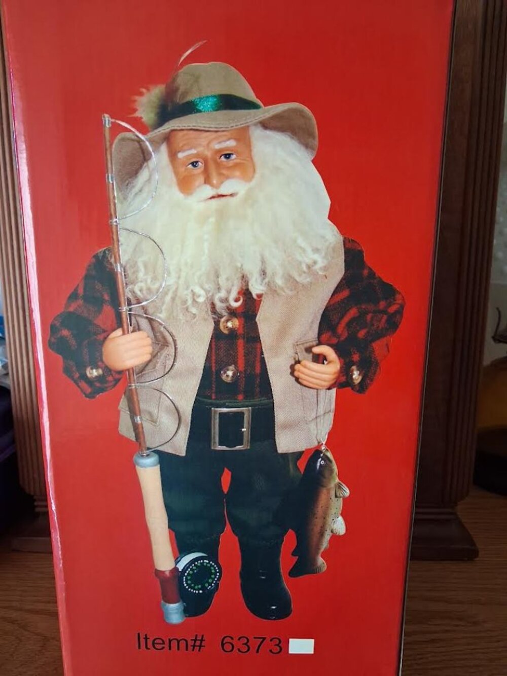 Cabelas Fishing Santa ( Used )